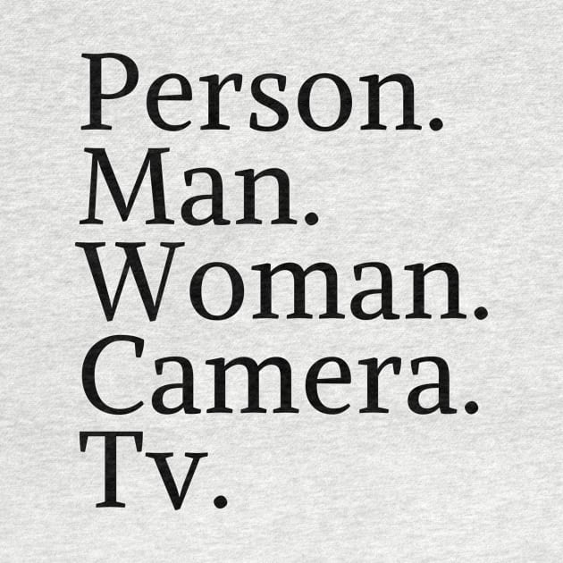 person man woman camera tv by Mary shaw